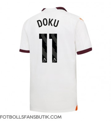 Manchester City Jeremy Doku #11 Replika Bortatröja 2023-24 Kortärmad